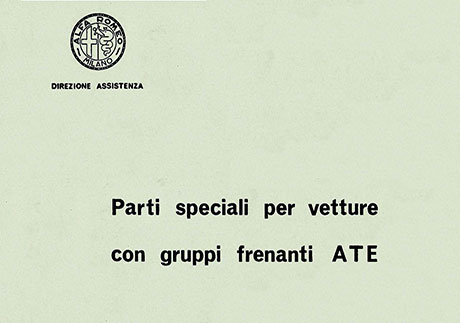 Catalogo Parti Frenanti ATE